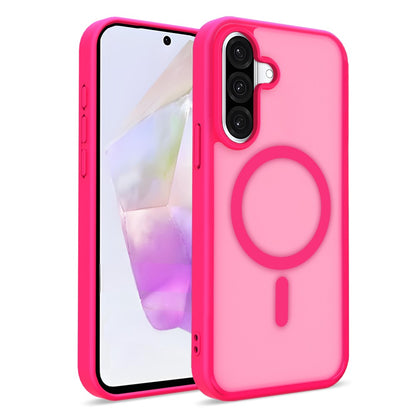 For Samsung Galaxy S26+ Magnetic Case Skin Touch TPU + PC 2.0mm Thickness Anti-drop Phone Cover