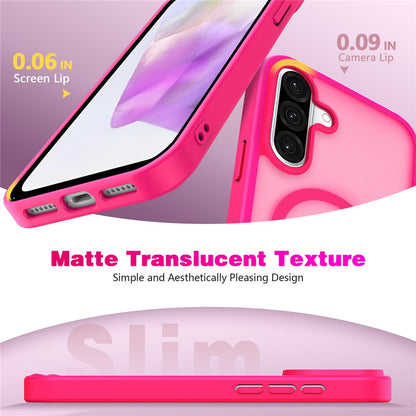For Samsung Galaxy S26+ Magnetic Case Skin Touch TPU + PC 2.0mm Thickness Anti-drop Phone Cover