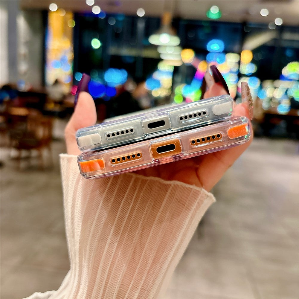 For iPhone 17 Pro Max Magnetic Case Clear PC TPU TPE Shockproof Cover Compatible with MagSafe