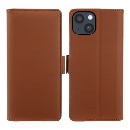 For iPhone 14 Plus Leather Case Wallet Stand TPU + PU Skin-touch Cover
