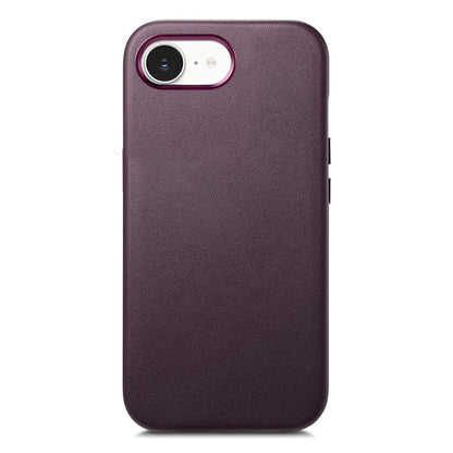 Magnetic Case For iPhone 17e  /  16e Leather+TPU Shockproof Phone Cover with Metal Buttons
