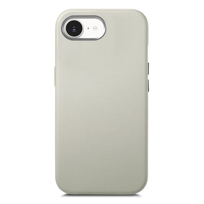 Magnetic Case For iPhone 17e  /  16e Leather+TPU Shockproof Phone Cover with Metal Buttons