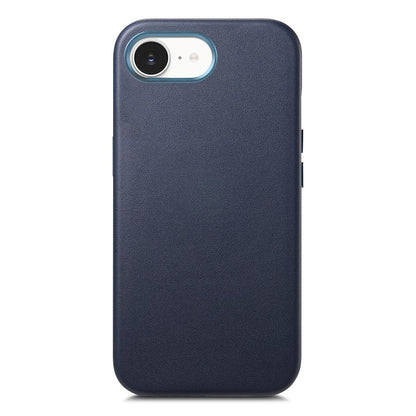 Magnetic Case For iPhone 17e  /  16e Leather+TPU Shockproof Phone Cover with Metal Buttons