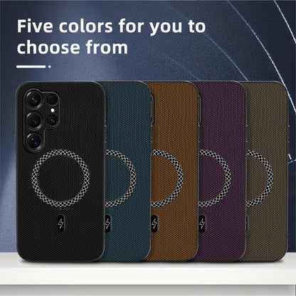 For Samsung Galaxy S26 Ultra Case Triangle Texture PU Leather Shockproof Ultra Thin Cover