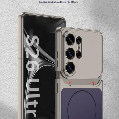 GKK For Samsung Galaxy S26 Ultra Magnetic Phone Case Detachable AG PC Matte Anti-Fingerprint Cover