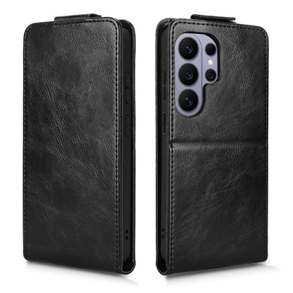 For Samsung Galaxy S26 Ultra Stand Case Magnetic Clasp Vertical Flip Leather Phone Cover with Card Holder