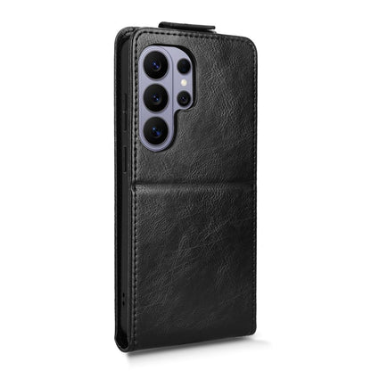 For Samsung Galaxy S26 Ultra Stand Case Magnetic Clasp Vertical Flip Leather Phone Cover with Card Holder