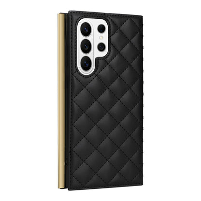 For Samsung Galaxy S26 Ultra Case Suction Cup PU Leather Wallet Phone Cover with Straps