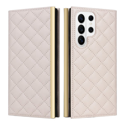 For Samsung Galaxy S26 Ultra Case Suction Cup PU Leather Wallet Phone Cover with Straps