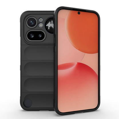 WANLONFENG For Nothing Phone (4a) Pro TPU Case HD Series Anti Slip Phone Cover with Tempered Glass