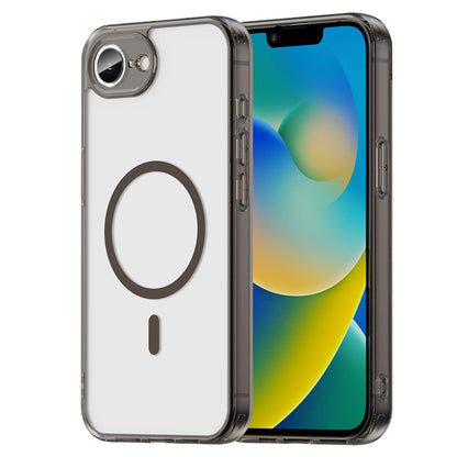 For iPhone 16e  /  17e Case Compatible with MagSafe Clear PC + TPU Shockproof Phone Back Cover