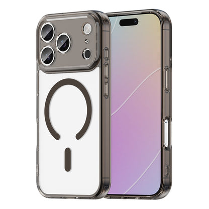For iPhone 17 Pro Case Compatible with MagSafe Clear PC + TPU Shockproof Phone Back Cover