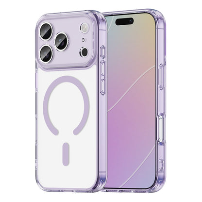 For iPhone 17 Pro Case Compatible with MagSafe Clear PC + TPU Shockproof Phone Back Cover