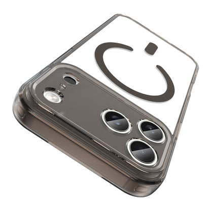 For iPhone 17 Pro Max Case Compatible with MagSafe Clear PC + TPU Shockproof Phone Back Cover