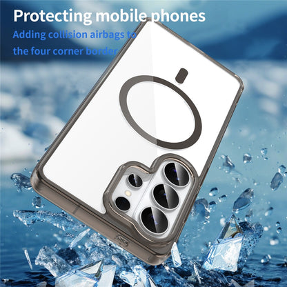 For Samsung Galaxy S26 Ultra Case Compatible with MagSafe Clear PC + TPU Shockproof Phone Back Cover