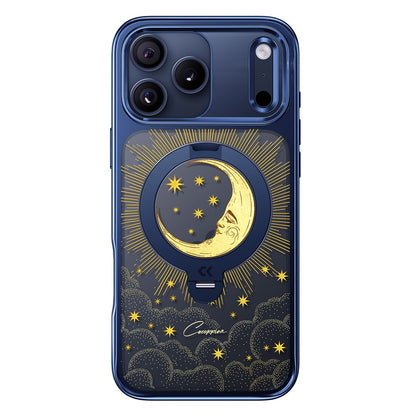 CASEKOO Tarot Series for iPhone 17 Pro Max Magnetic Case UV 3D Printing PC + TPU Phone Cover with Ring Holder Kickstand