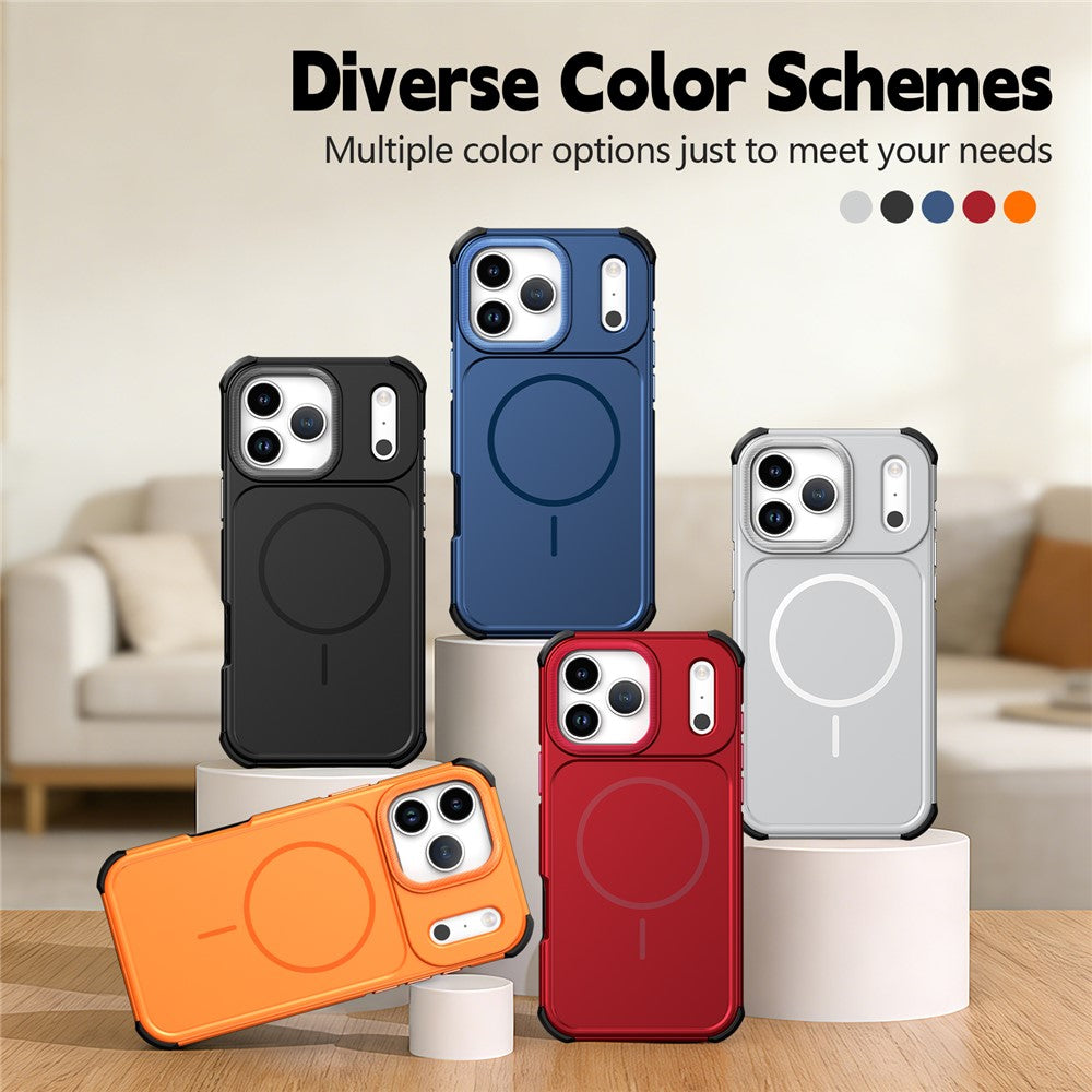 For iPhone 17 Pro Max Magnetic Case Shockproof TPU PC Protective Cover Compatible with MagSafe