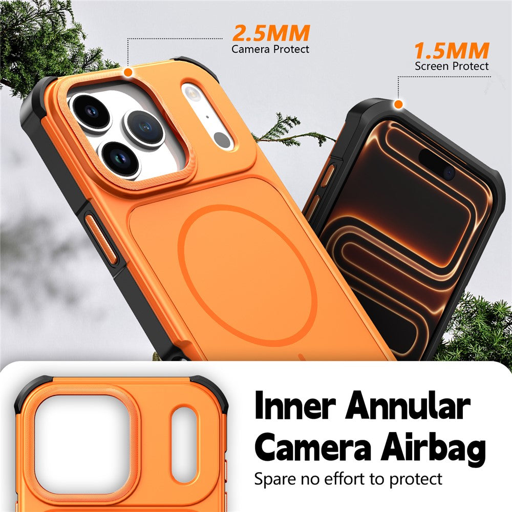 For iPhone 17 Pro Max Magnetic Case Shockproof TPU PC Protective Cover Compatible with MagSafe