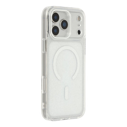 For iPhone 17 Pro Max Magnetic Case Glitter Clear PC TPU Protective Cover