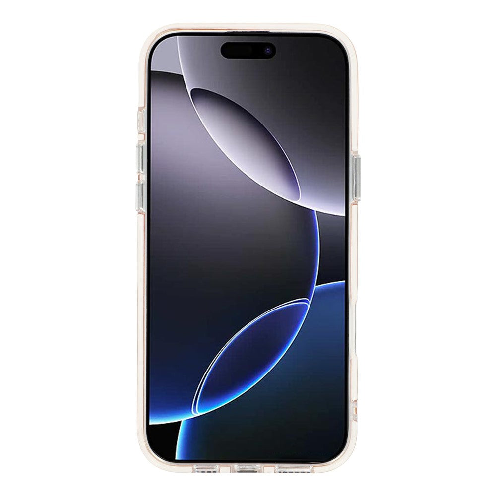 For iPhone 16 Pro Max Magnetic Case Glitter Clear PC TPU Protective Cover