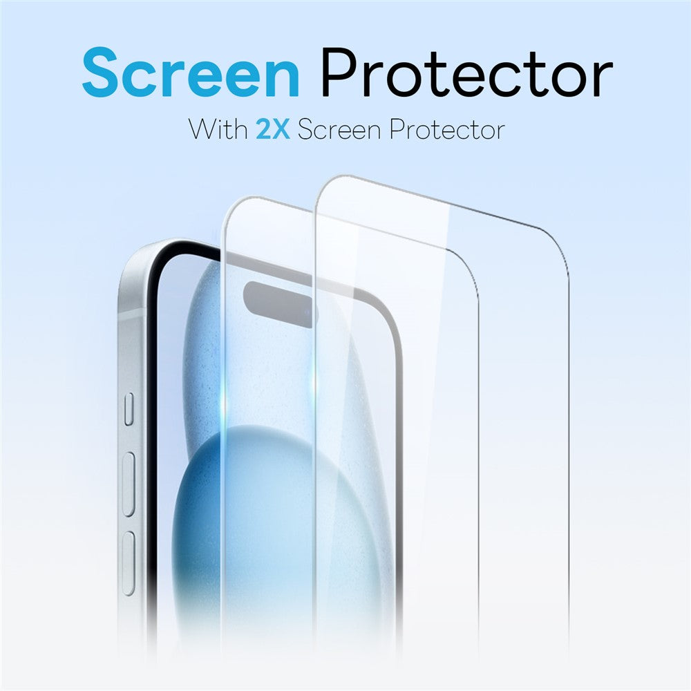 NORTHJO 5 in 1 Set for iPhone 17 Pro Magnetic Case Translucent Matte Shockproof Phone Cover with 2Pcs Front Screen Protector + 2Pcs Lens Film