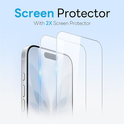 NORTHJO 5 in 1 Set for iPhone 17 Magnetic Case Translucent Matte Shockproof Phone Cover with 2Pcs Front Screen Protector + 2Pcs Lens Film