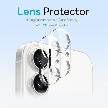NORTHJO 5 in 1 Set for iPhone 17 Magnetic Case Translucent Matte Shockproof Phone Cover with 2Pcs Front Screen Protector + 2Pcs Lens Film