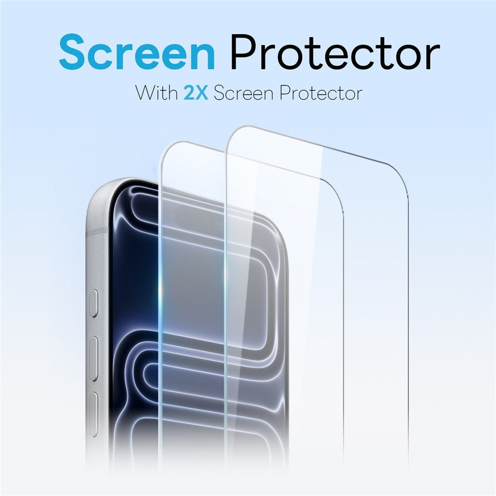 NORTHJO 5 in 1 Set for iPhone 17 Pro Max Magnetic Case Translucent Matte Shockproof Phone Cover with 2Pcs Front Screen Protector + 2Pcs Lens Film