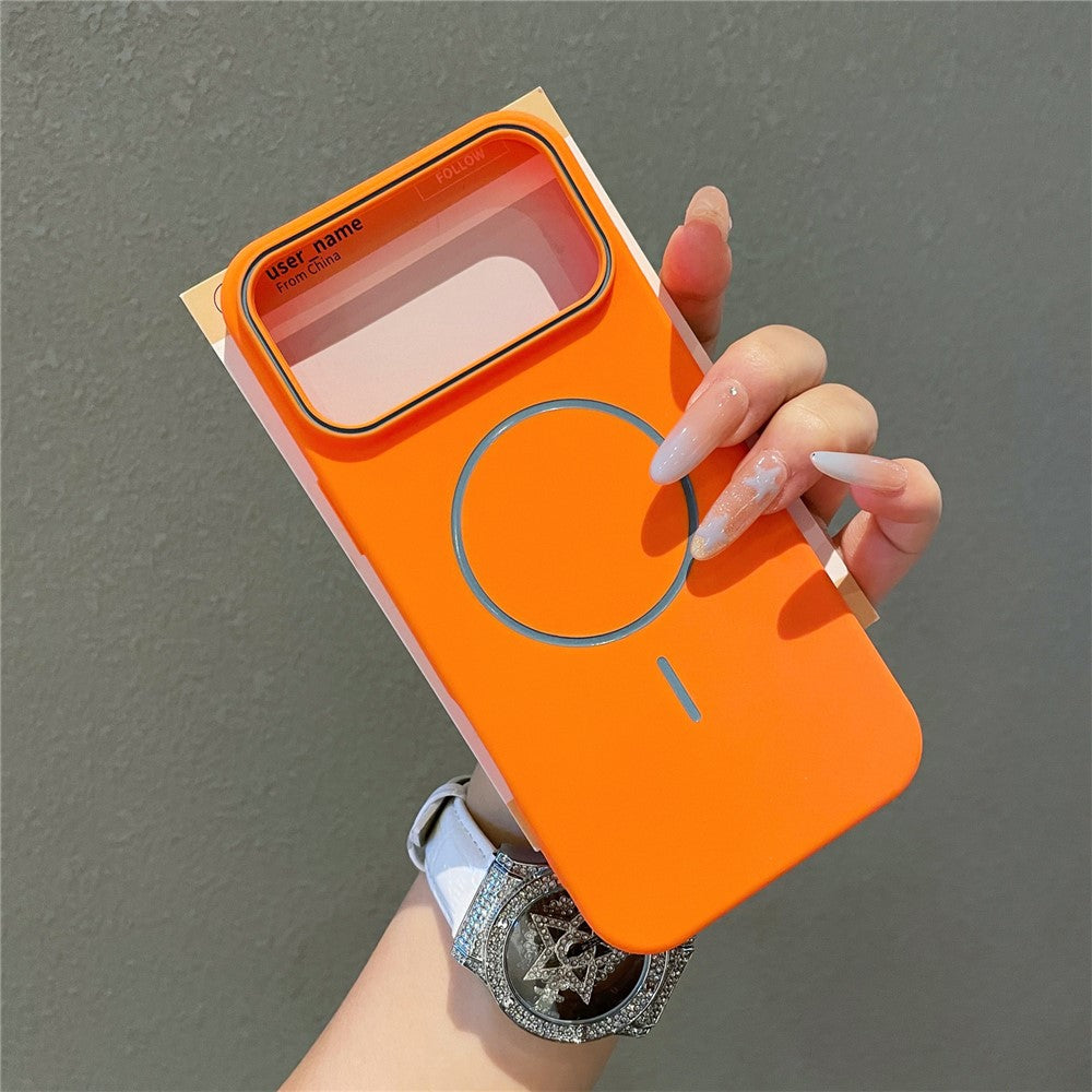 For iPhone 17 Pro Magnetic Case Matte Liquid Silicone Cover Compatible with Magsafe