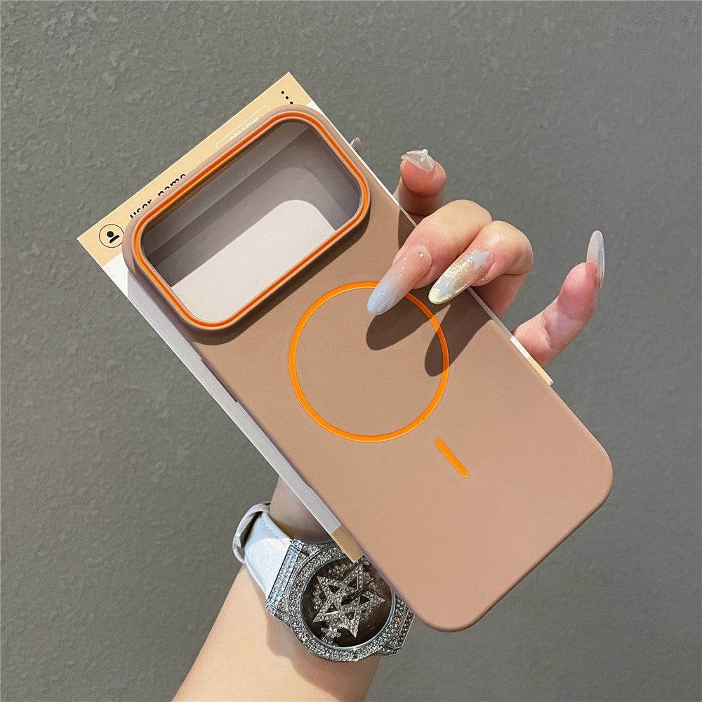 For iPhone 17 Pro Magnetic Case Matte Liquid Silicone Cover Compatible with Magsafe