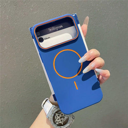 For iPhone 17 Pro Magnetic Case Matte Liquid Silicone Cover Compatible with Magsafe