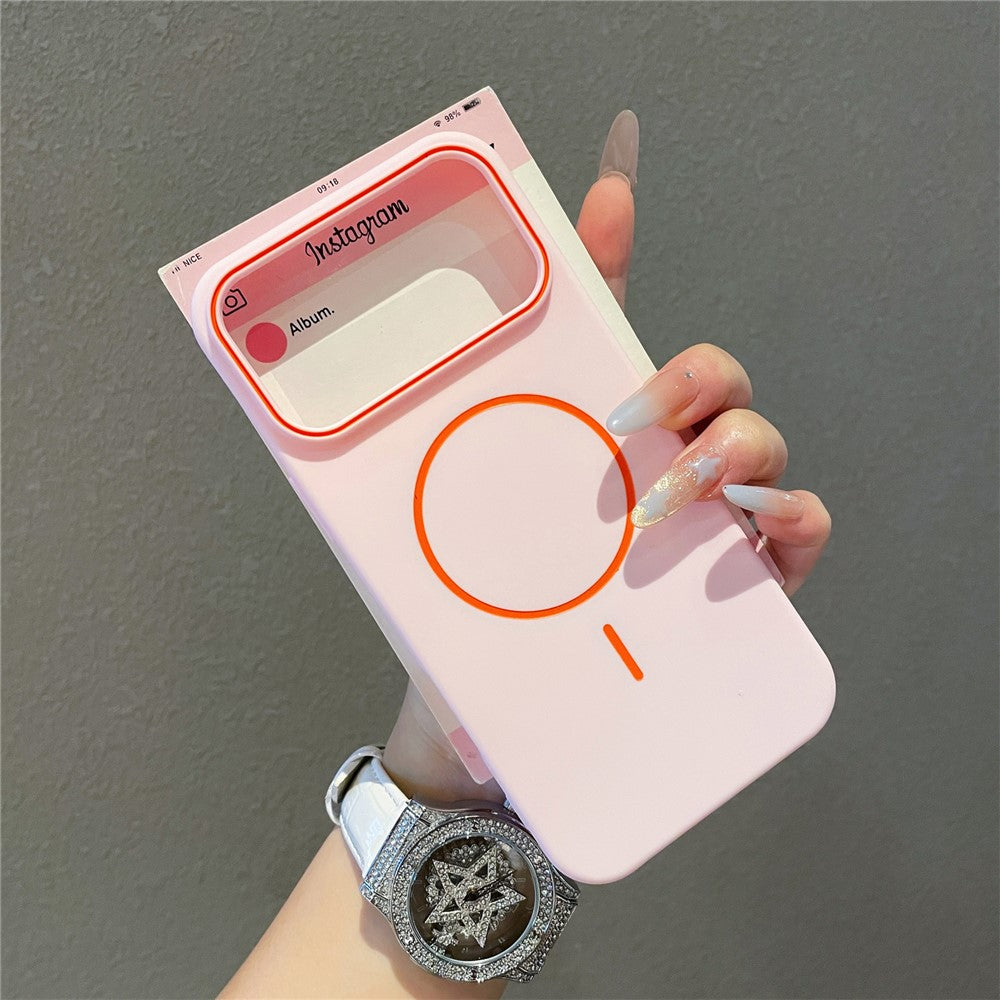 For iPhone 17 Pro Magnetic Case Matte Liquid Silicone Cover Compatible with Magsafe