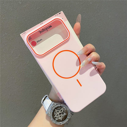 For iPhone 17 Pro Magnetic Case Matte Liquid Silicone Cover Compatible with Magsafe