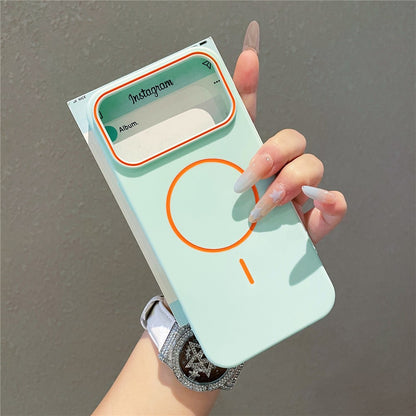 For iPhone 17 Pro Magnetic Case Matte Liquid Silicone Cover Compatible with Magsafe