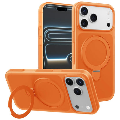 For iPhone 17 Pro Max Magnetic Case with Ring Holder Shockproof TPU PC Cover Compatible with Magsafe