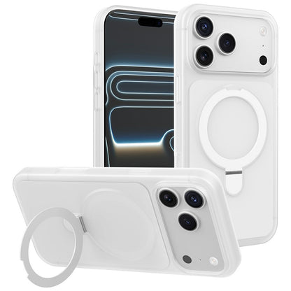 For iPhone 17 Pro Max Magnetic Case with Ring Holder Shockproof TPU PC Cover Compatible with Magsafe