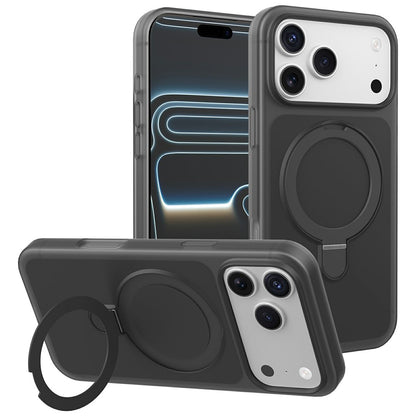 For iPhone 17 Pro Max Magnetic Case with Ring Holder Shockproof TPU PC Cover Compatible with Magsafe