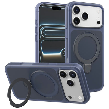 For iPhone 17 Pro Max Magnetic Case with Ring Holder Shockproof TPU PC Cover Compatible with Magsafe