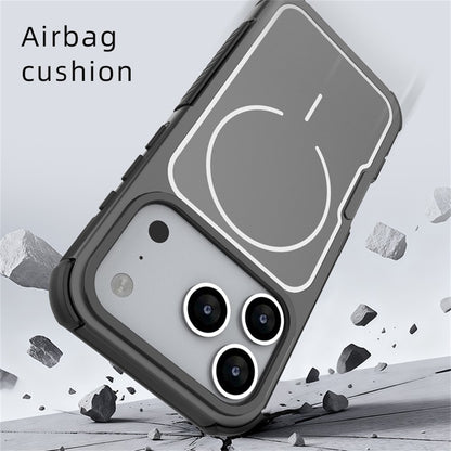 For iPhone 17 Pro Max Magnetic Case Removable Backplate Shockproof PC TPU Cover
