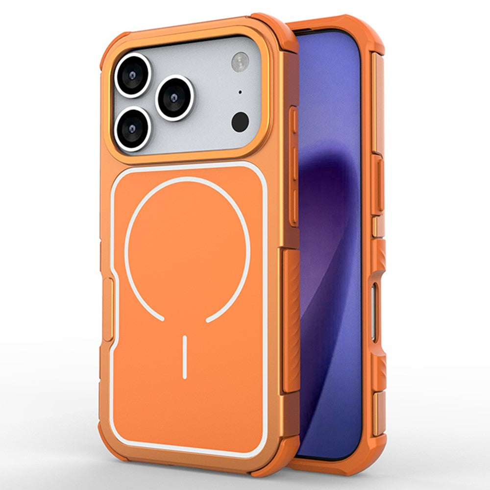 For iPhone 17 Pro Max Magnetic Case Removable Backplate Shockproof PC TPU Cover