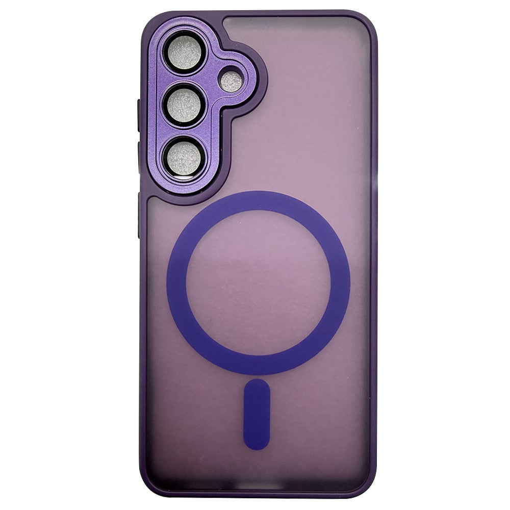 For Samsung Galaxy S26+ Magnetic Case Skin-Touch PC + TPU Phone Cover