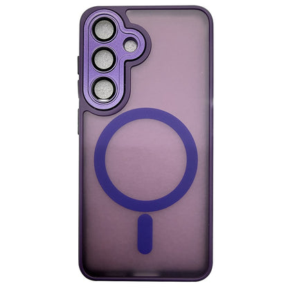 For Samsung Galaxy S26+ Magnetic Case Skin-Touch PC + TPU Phone Cover