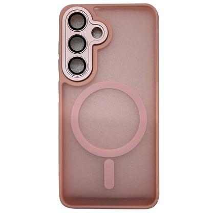 For Samsung Galaxy S26+ Magnetic Case Skin-Touch PC + TPU Phone Cover