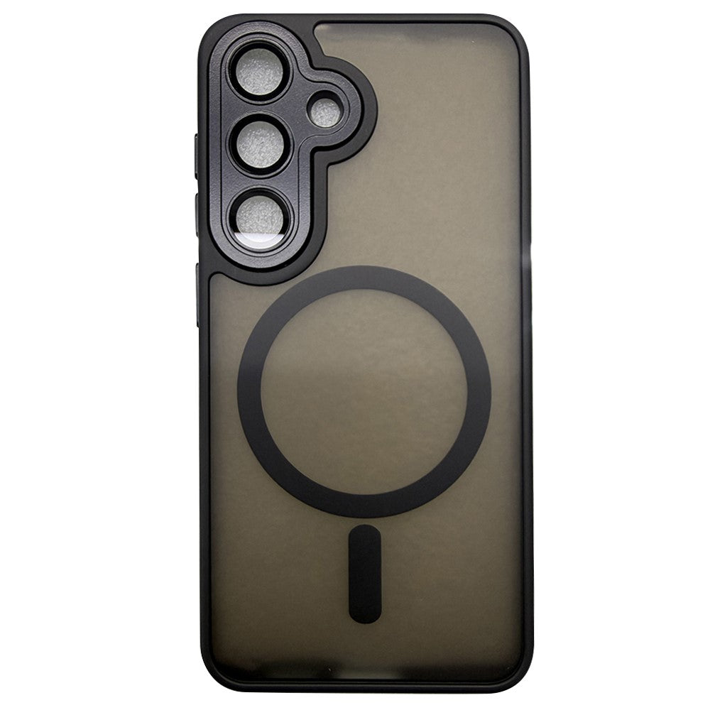 For Samsung Galaxy S26+ Magnetic Case Skin-Touch PC + TPU Phone Cover