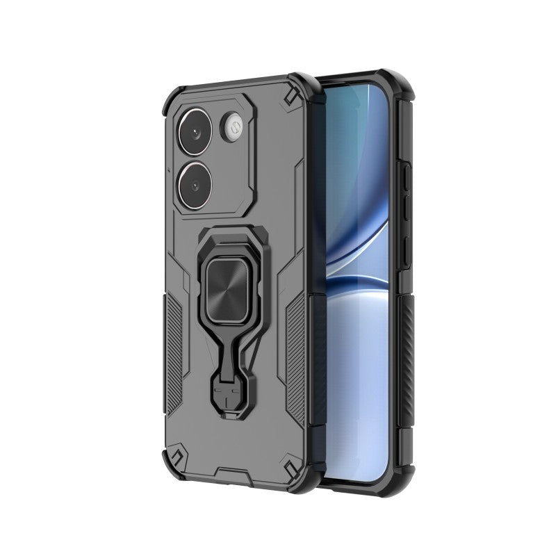 WANLONFENG For Xiaomi Redmi Turbo 5 5G / Xiaomi Poco X8 Pro 5G Phone Case PC TPU Back Cover Kickstand with Tempered Glass