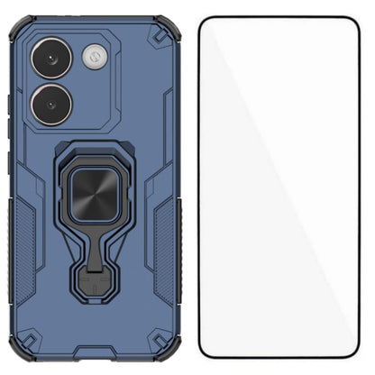 WANLONFENG For Xiaomi Redmi Turbo 5 5G / Xiaomi Poco X8 Pro 5G Phone Case PC TPU Back Cover Kickstand with Tempered Glass