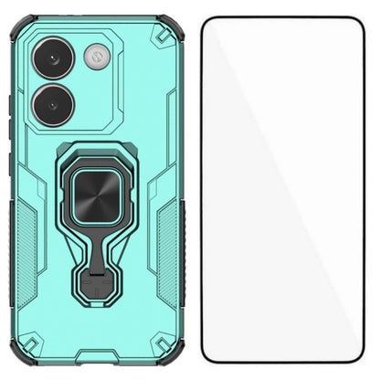 WANLONFENG For Xiaomi Redmi Turbo 5 5G / Xiaomi Poco X8 Pro 5G Phone Case PC TPU Back Cover Kickstand with Tempered Glass