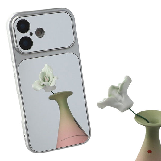 For iPhone 17 Phone Case Mirror Electroplating TPU Cover