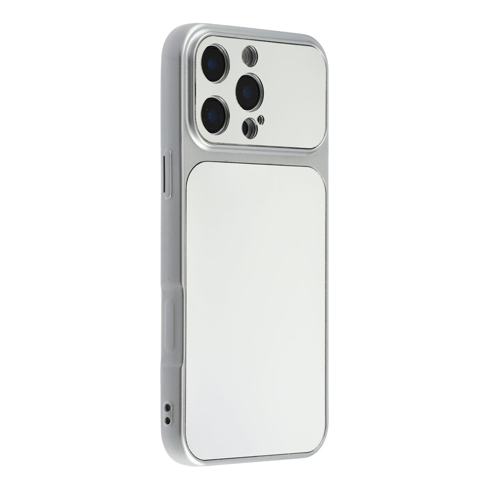 For iPhone 16 Pro Max Phone Case Mirror Electroplating TPU Cover