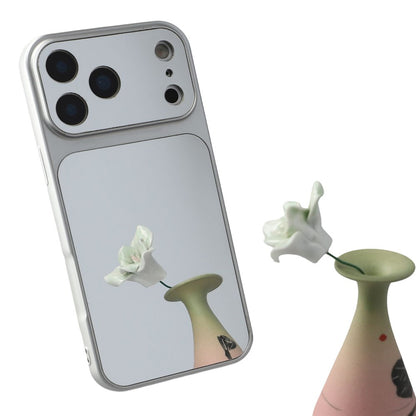 For iPhone 17 Pro Phone Case Mirror Electroplating TPU Cover